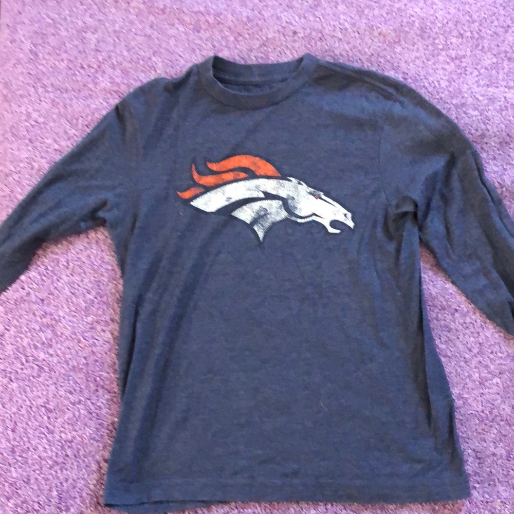 NFL apparel Broncos team long sleeve shirt m-8 uni